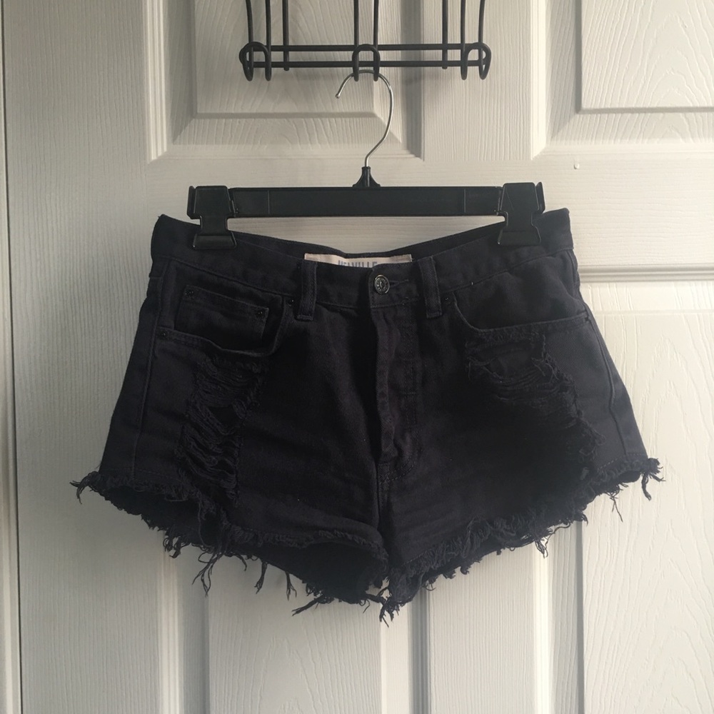 Brandy Melville High Waisted Denim Shorts